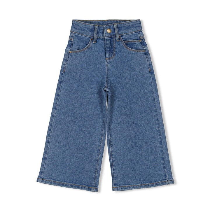 Jeans wide leg m.Blauw denim - Winter Denims