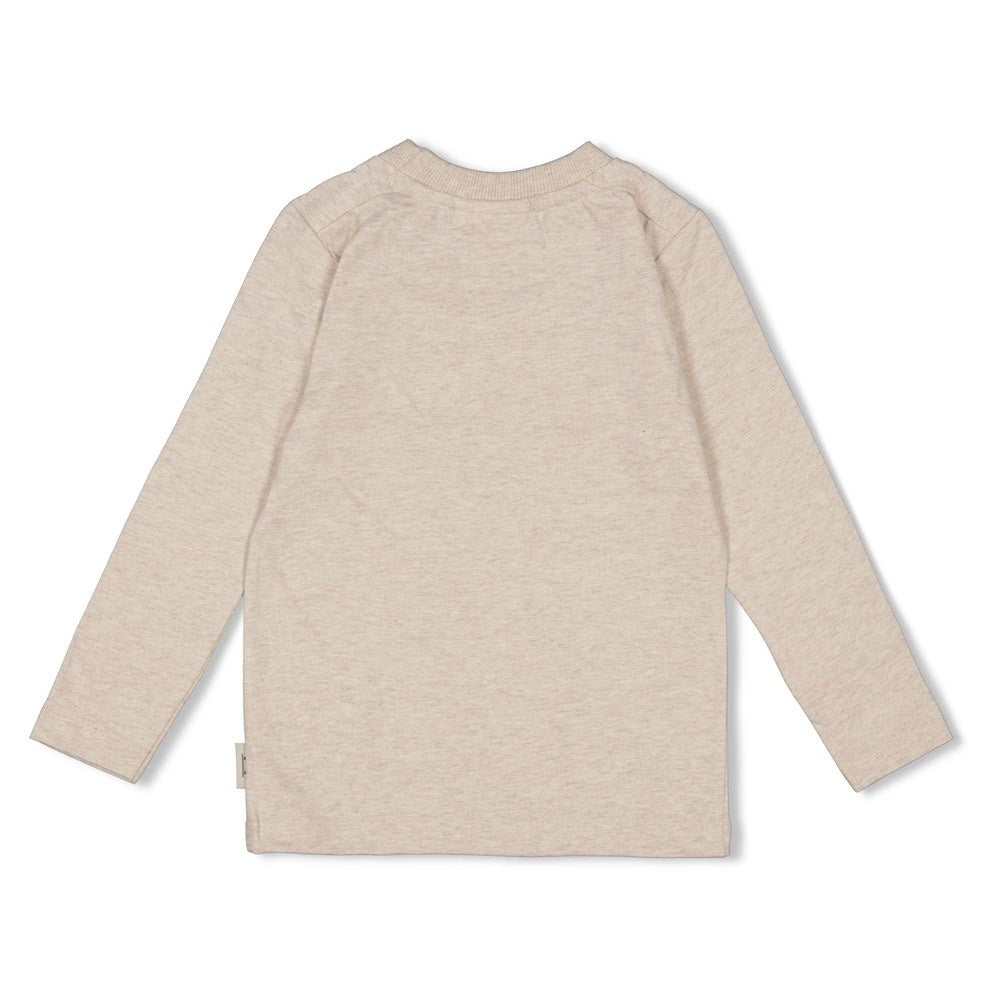 Longsleeve Offwhite melange - Couch Club