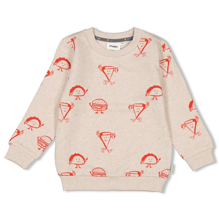 Sweater Offwhite melange - Couch Club