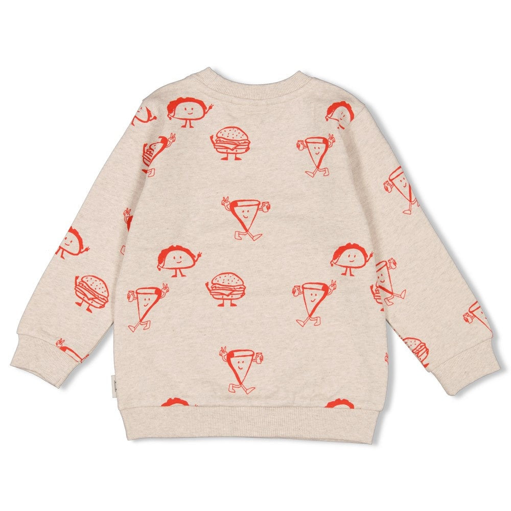 Sweater Offwhite melange - Couch Club