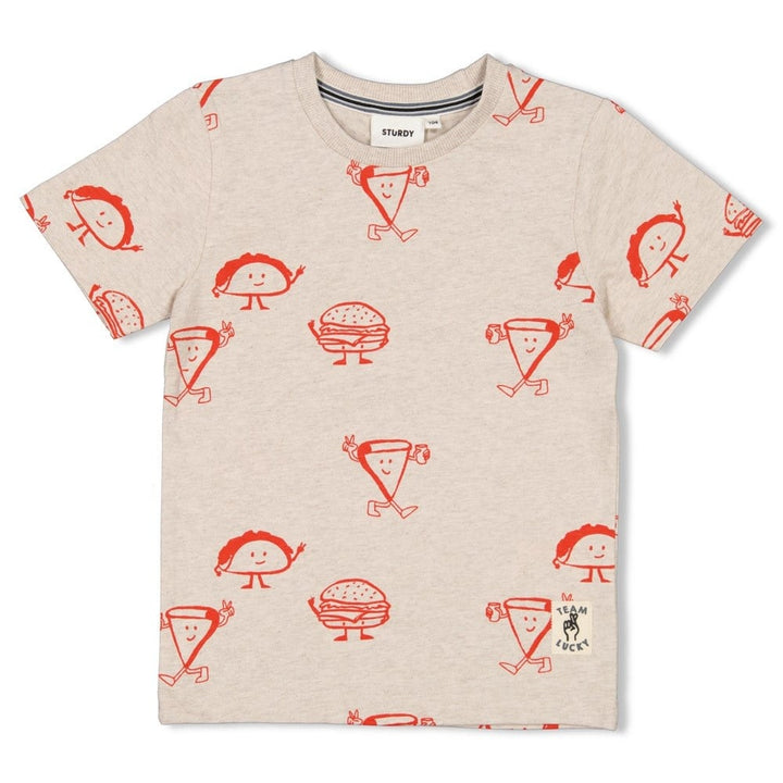 T - shirt Offwhite melange - Couch Club