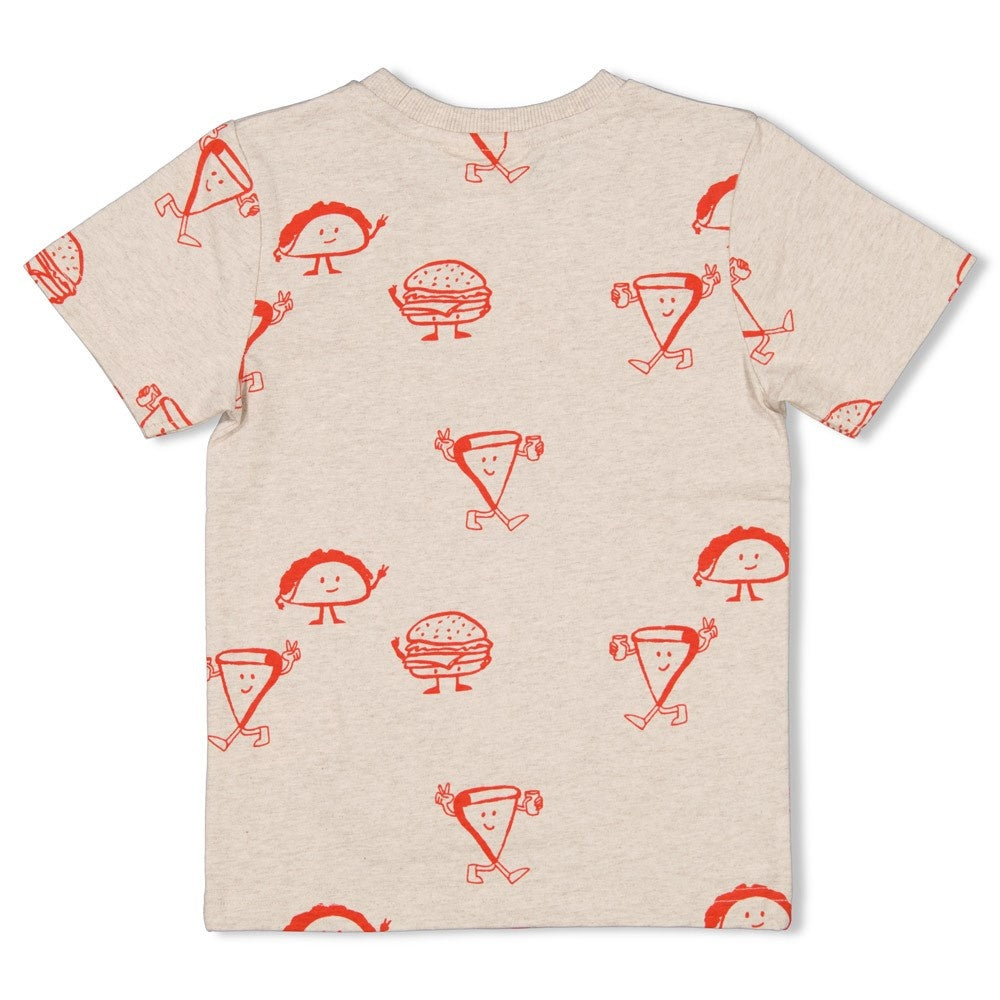 T - shirt Offwhite melange - Couch Club