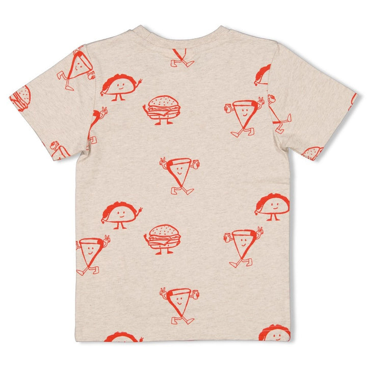 T - shirt Offwhite melange - Couch Club