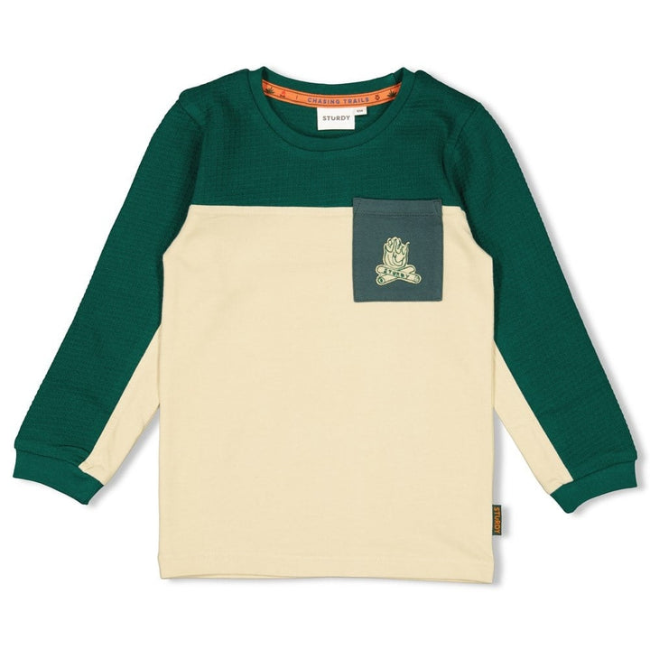 Longsleeve Groen - Chasing Trails