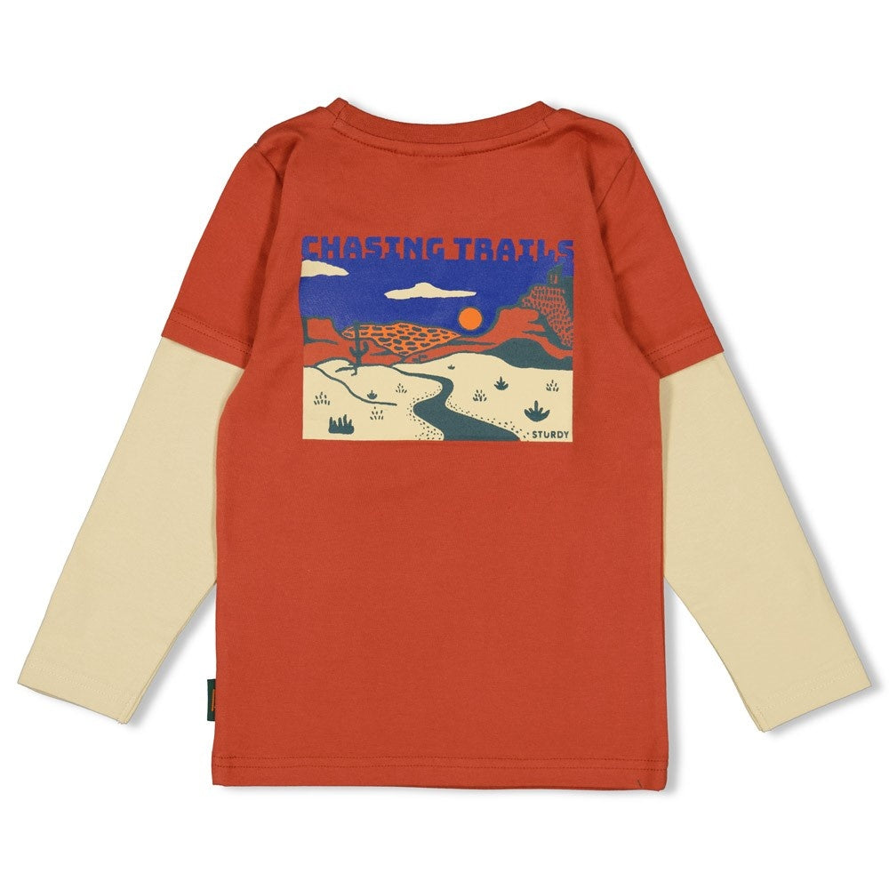 Longsleeve Roest - Chasing Trails