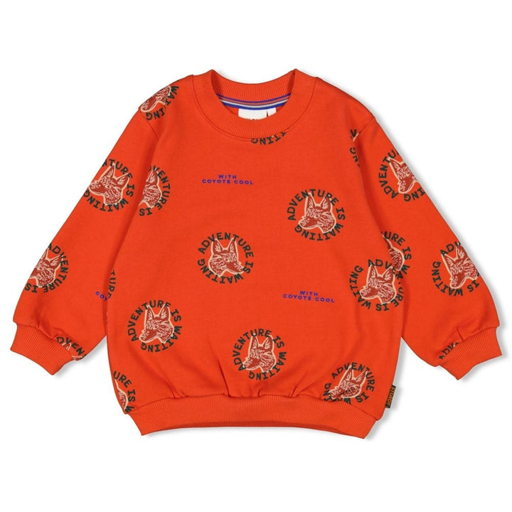 Sweater Oranje - Chasing Trails