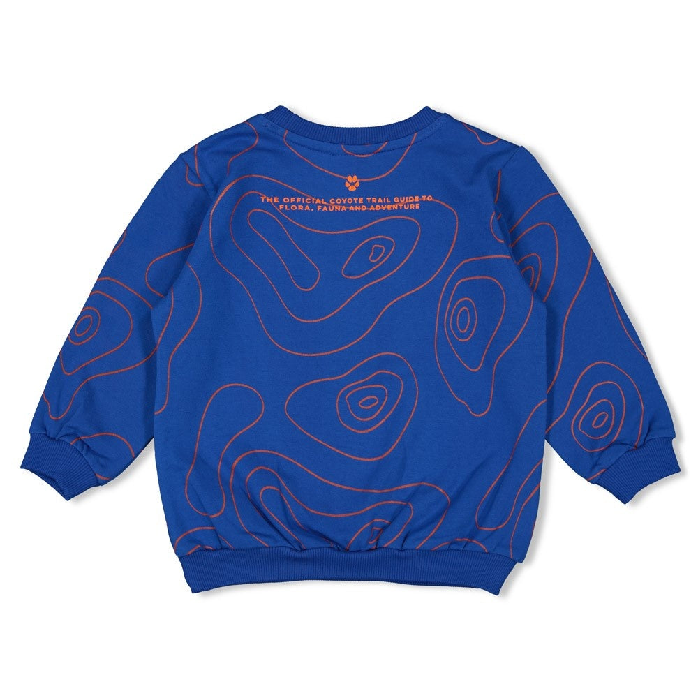 Sweater Blauw - Chasing Trails