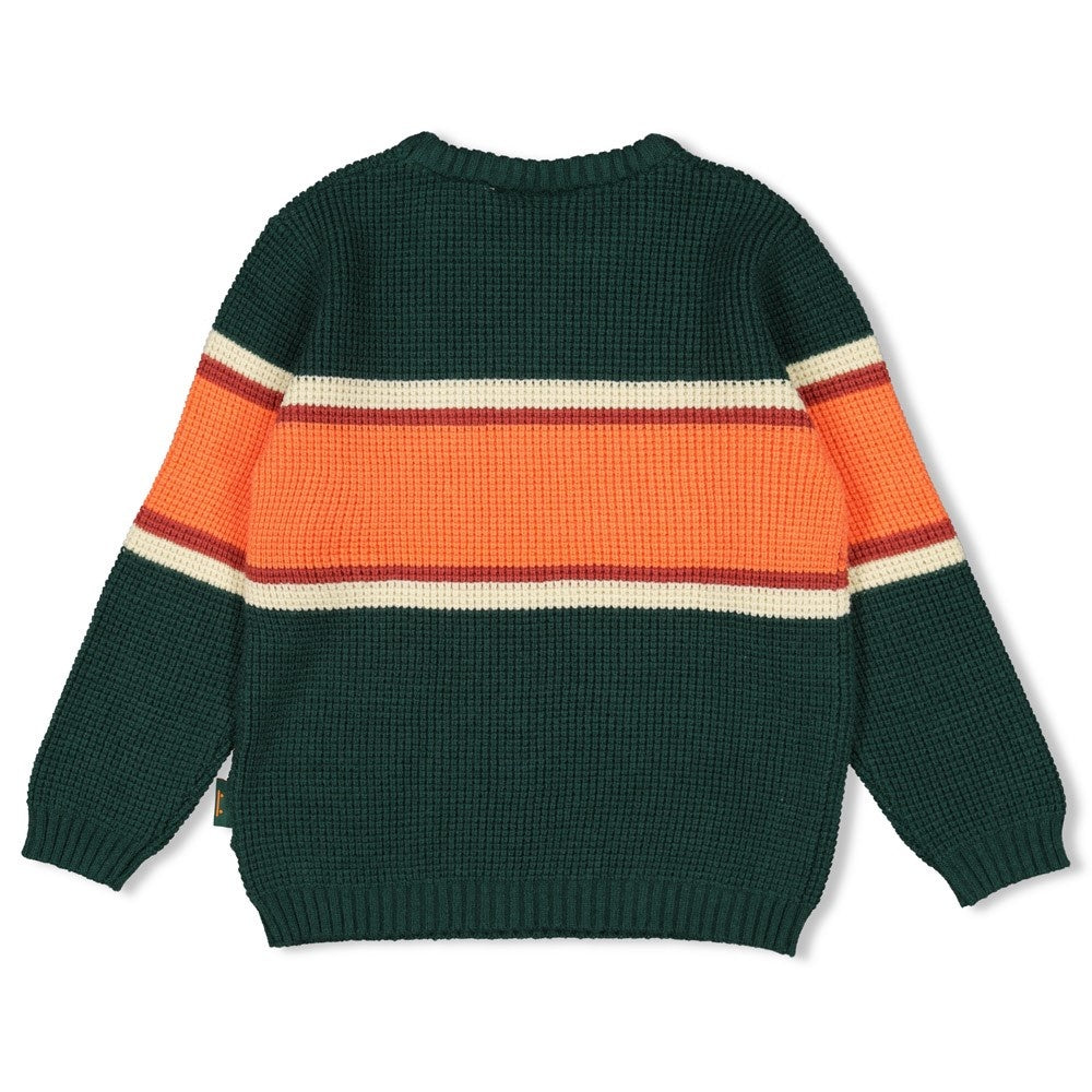Sweater gebreid Groen - Chasing Trails