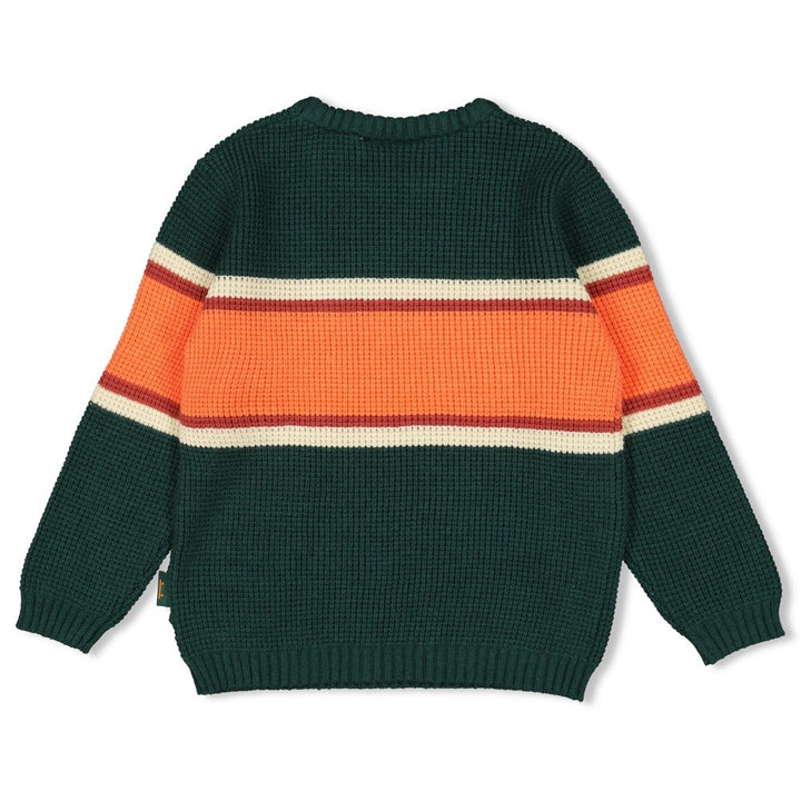Sweater gebreid Groen - Chasing Trails