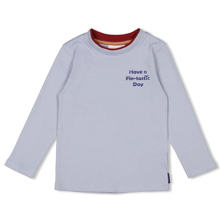 Longsleeve Blauw - Waves and Whales