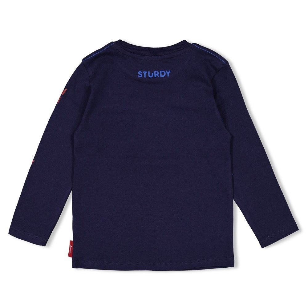 Longsleeve Marine - Waves and Whales