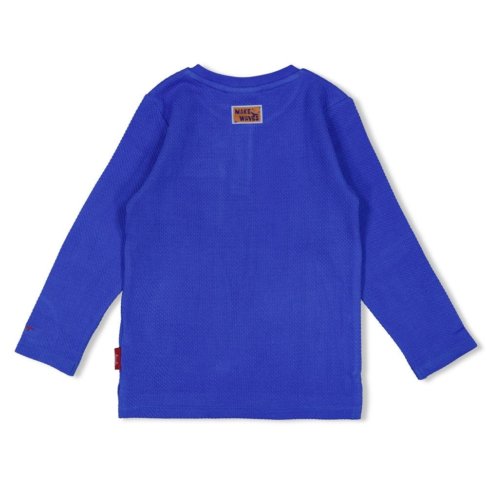 Longsleeve Aqua - Waves and Whales