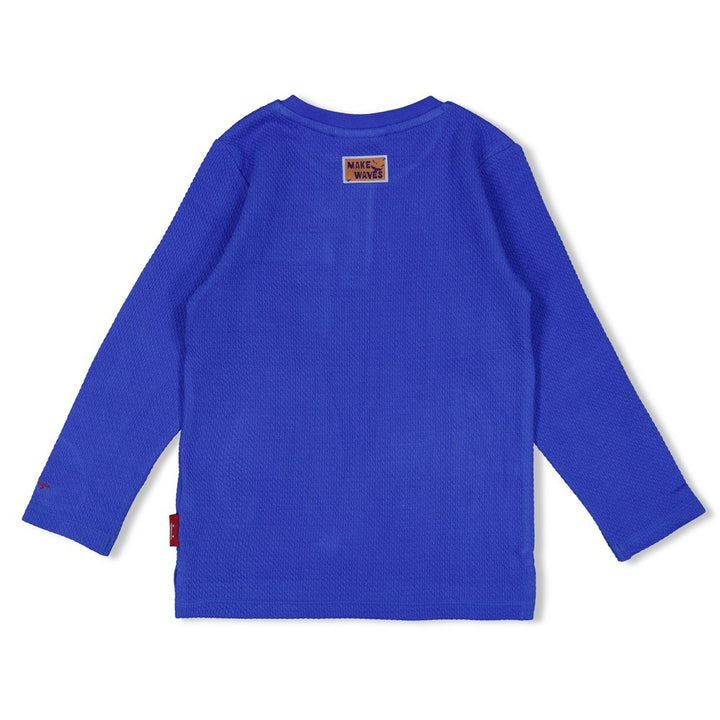 Longsleeve Aqua - Waves and Whales