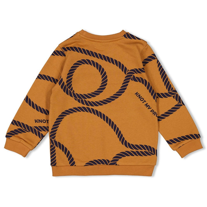 Sweater Hazelnoot - Waves and Whales