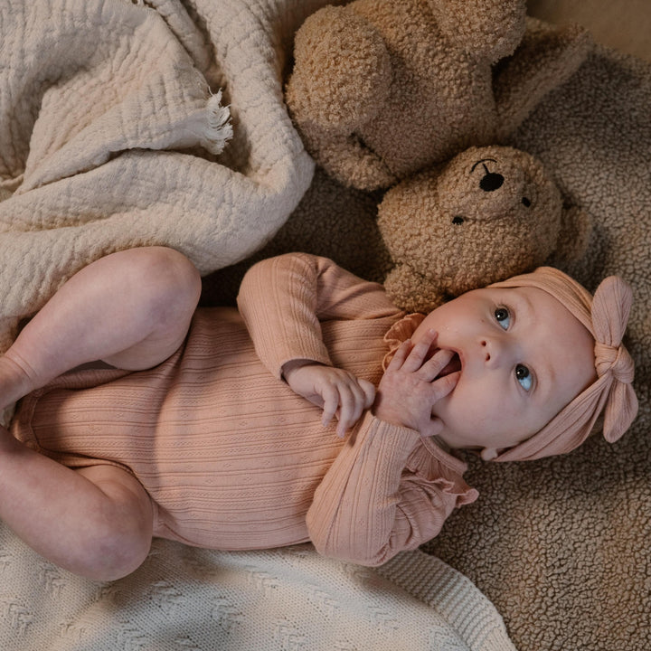 Romper 3 - pack lange mouw organic cotton Multi colour - GIRLS 2024