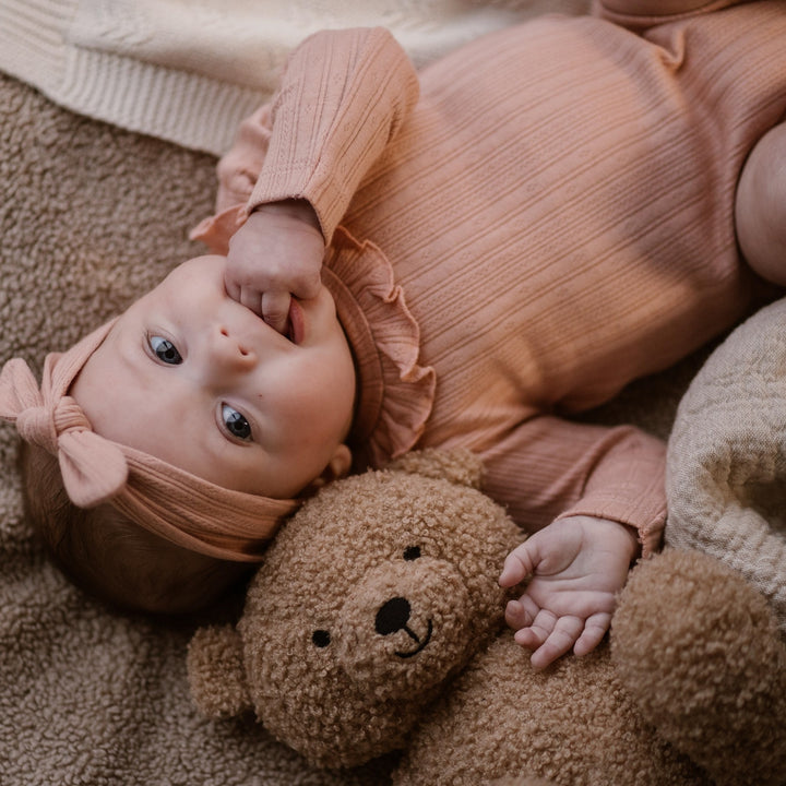 Romper 3 - pack lange mouw organic cotton Multi colour - GIRLS 2024