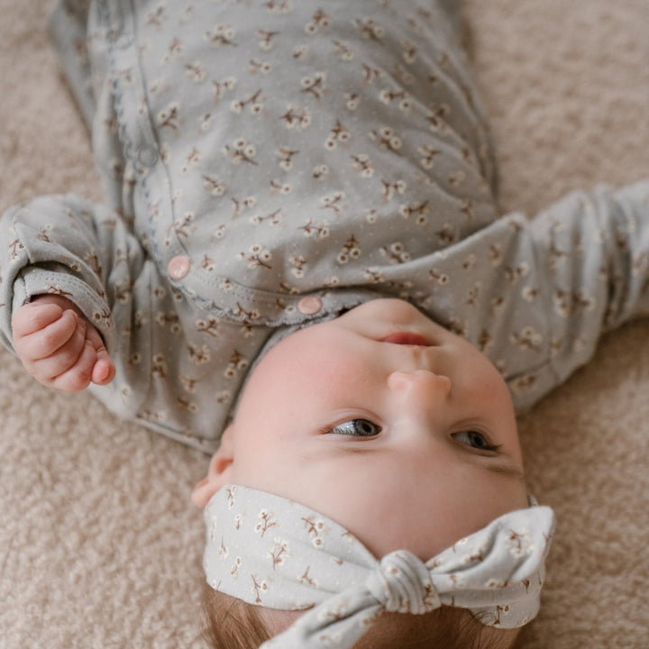 Setje + haarband organic cotton Faded blue - GIRLS 2024