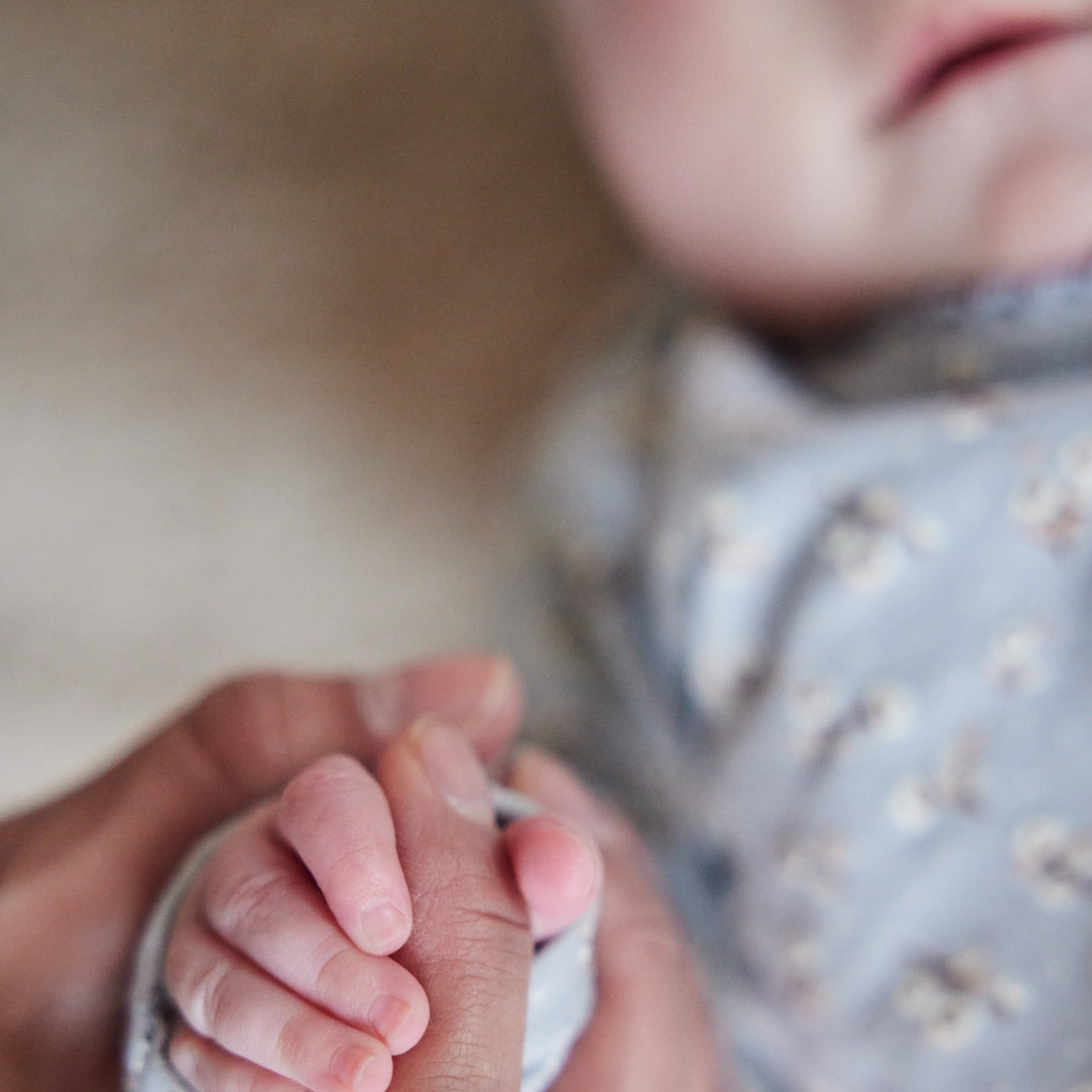 Setje + haarband organic cotton Faded blue - GIRLS 2024