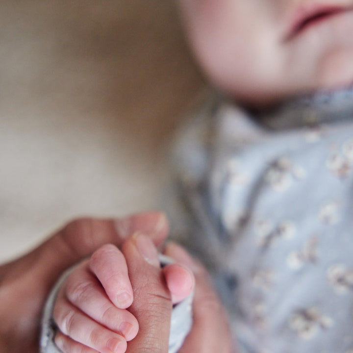 Setje + haarband organic cotton Faded blue - GIRLS 2024