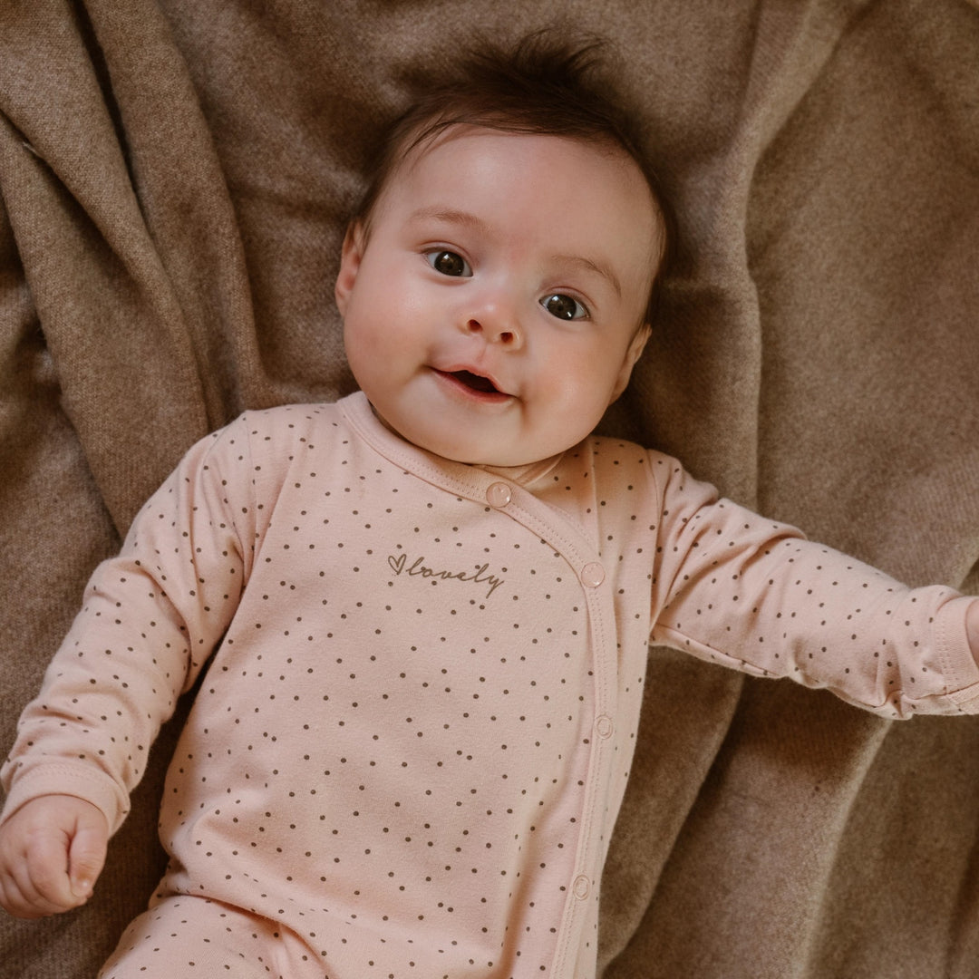 Boxpak + slofjes organic cotton Light dusty pink - GIRLS 2024