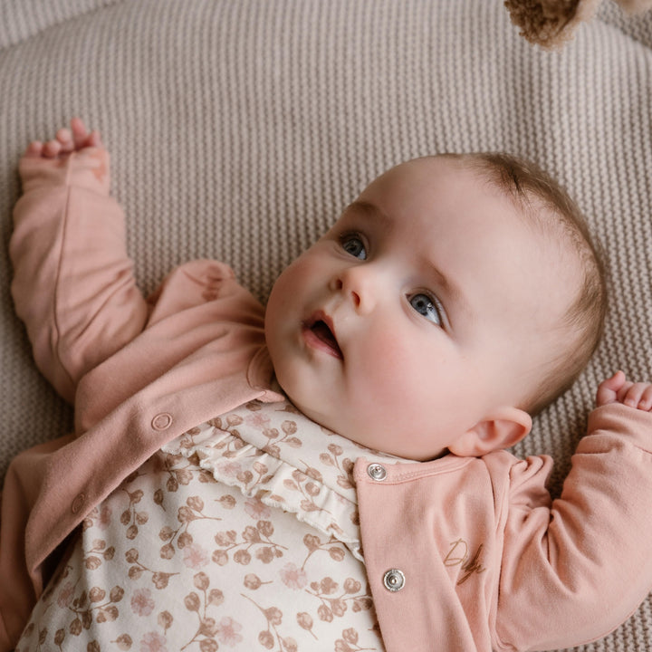 3 - Delige set organic cotton Dusty pink - GIRLS 2024