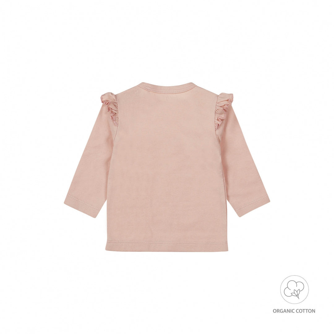 Longsleeve organic cotton Light dusty pink - GIRLS 2024