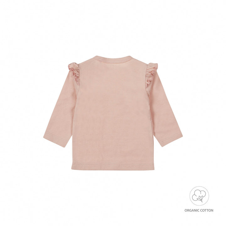 Longsleeve organic cotton Light dusty pink - GIRLS 2024