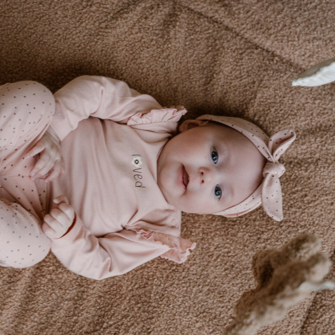 Longsleeve organic cotton Light dusty pink - GIRLS 2024