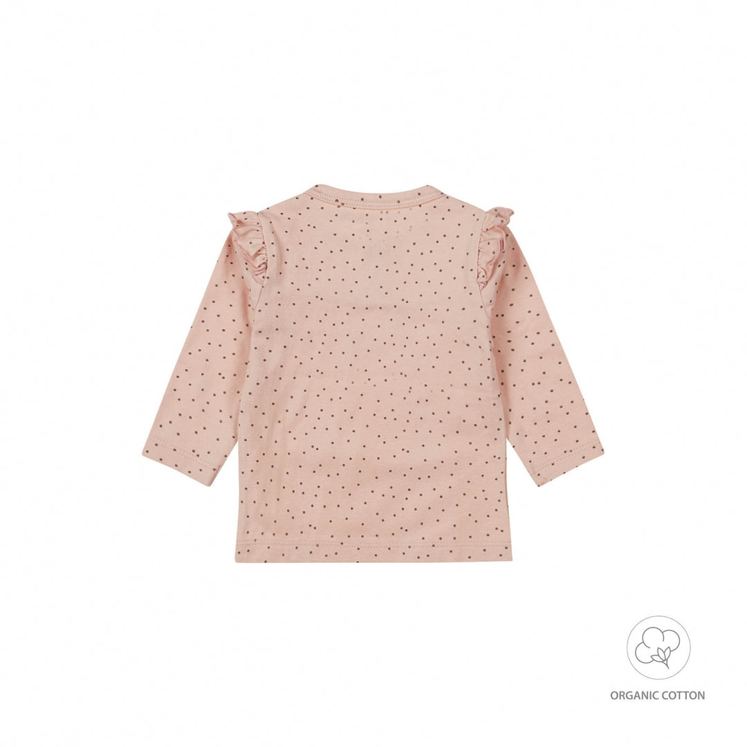 Longsleeve organic cotton Light dusty pink - GIRLS 2024