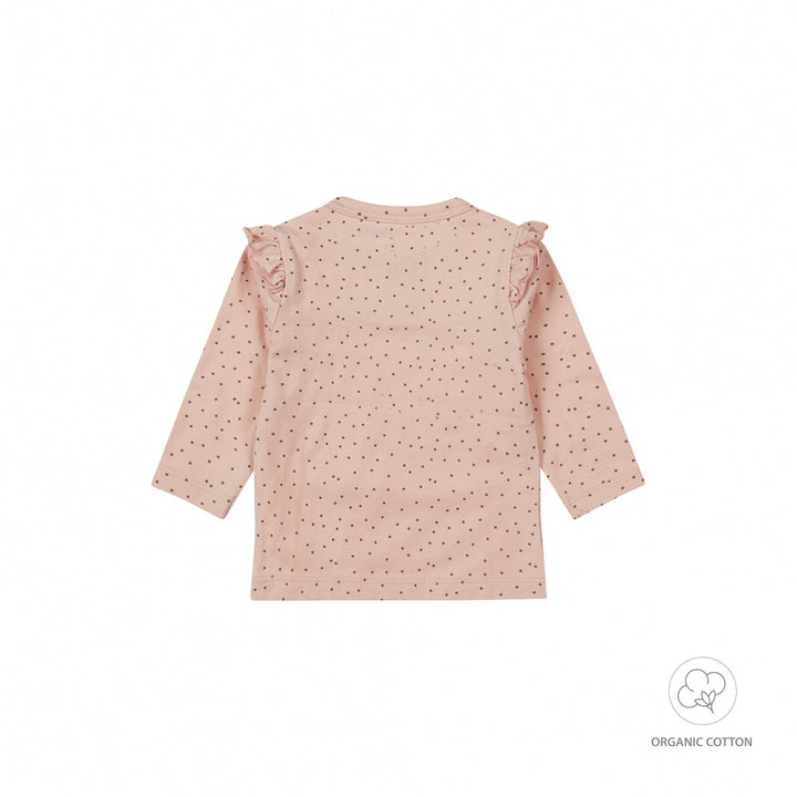 Longsleeve organic cotton Light dusty pink - GIRLS 2024