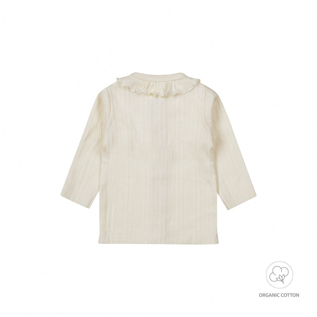 Blouse organic cotton Off white - GIRLS 2024