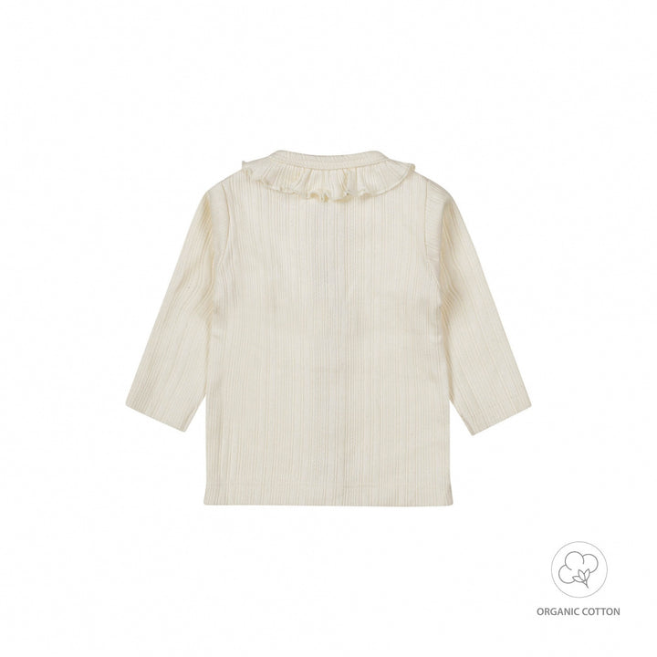 Blouse organic cotton Off white - GIRLS 2024