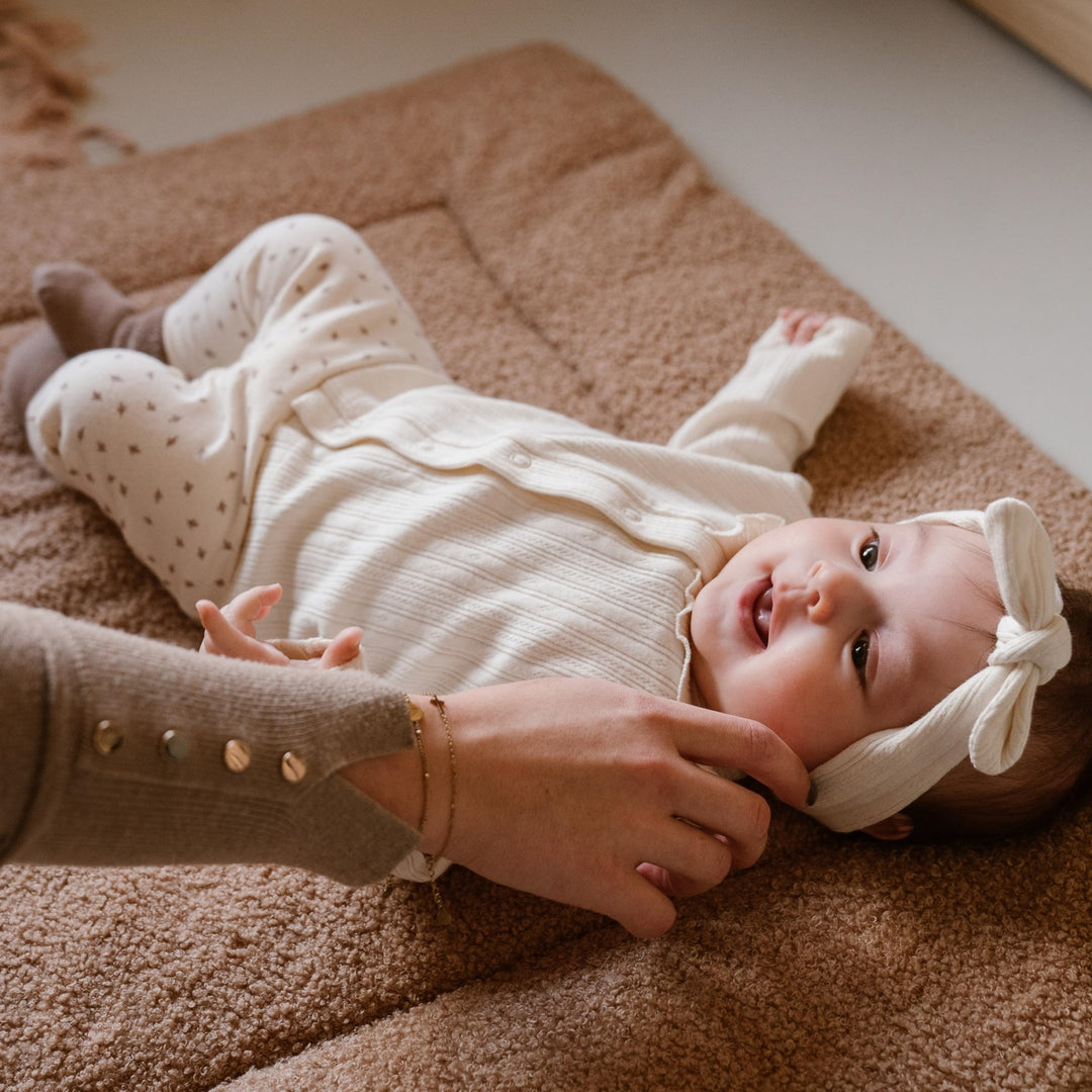 Blouse organic cotton Off white - GIRLS 2024