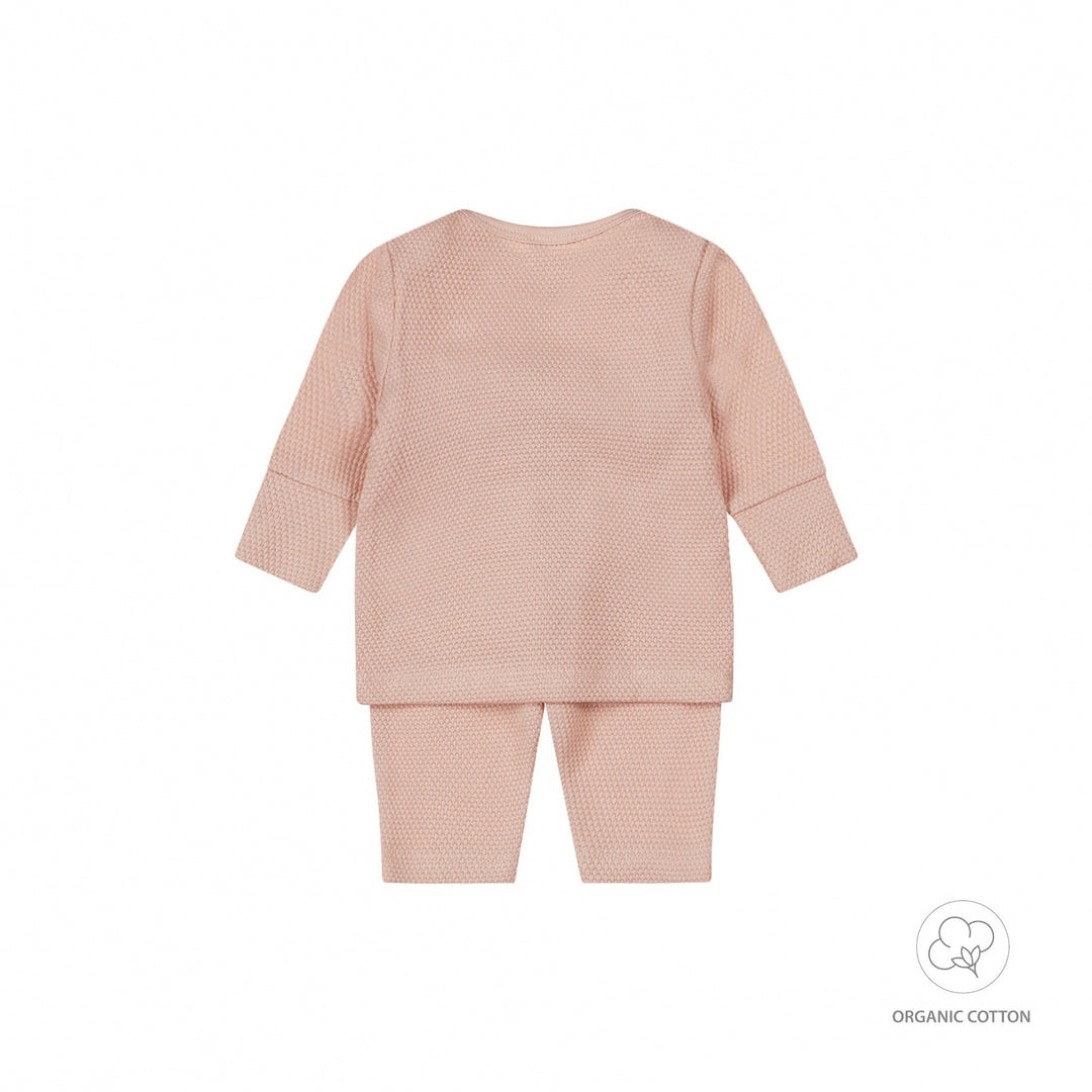 2 - Delig setje organic cotton Light dusty pink - GIRLS 2024