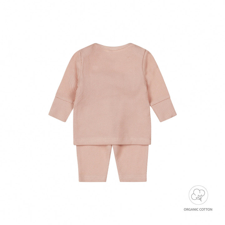 2 - Delig setje organic cotton Light dusty pink - GIRLS 2024
