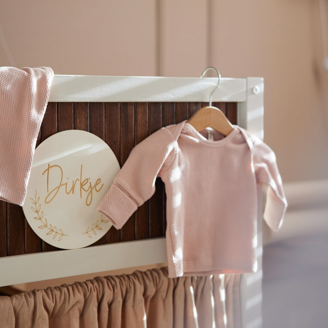 2 - Delig setje organic cotton Light dusty pink - GIRLS 2024