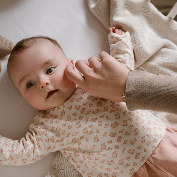 Pyjama Bio-Baumwolle Staubiges Rosa - MÄDCHEN 2024