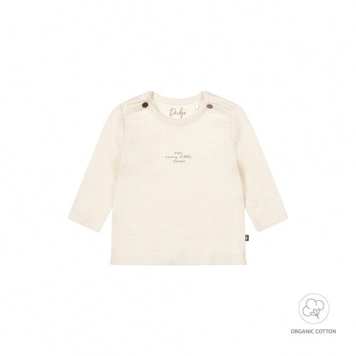 Longsleeve organic cotton Off white - UNI 2024