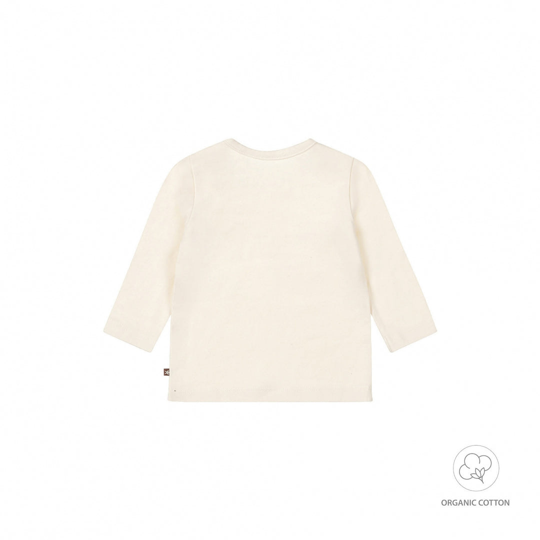 Longsleeve organic cotton Off white - UNI 2024