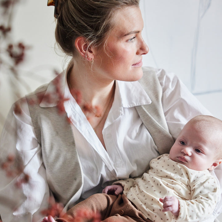 Longsleeve organic cotton Off white - UNI 2024