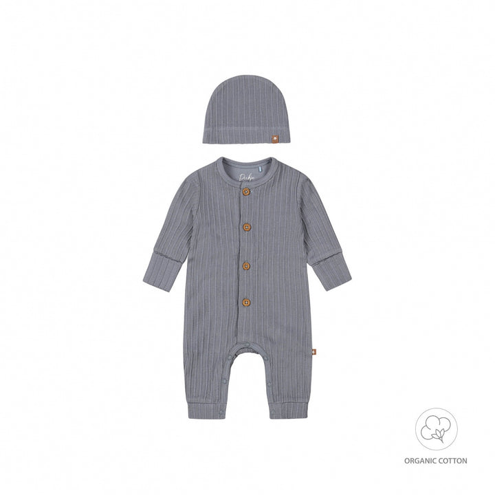 Boxpak + muts organic cotton Faded blue - BOYS 2024