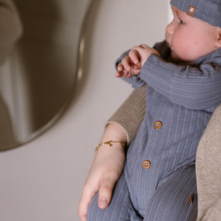 Boxpak + muts organic cotton Faded blue - BOYS 2024