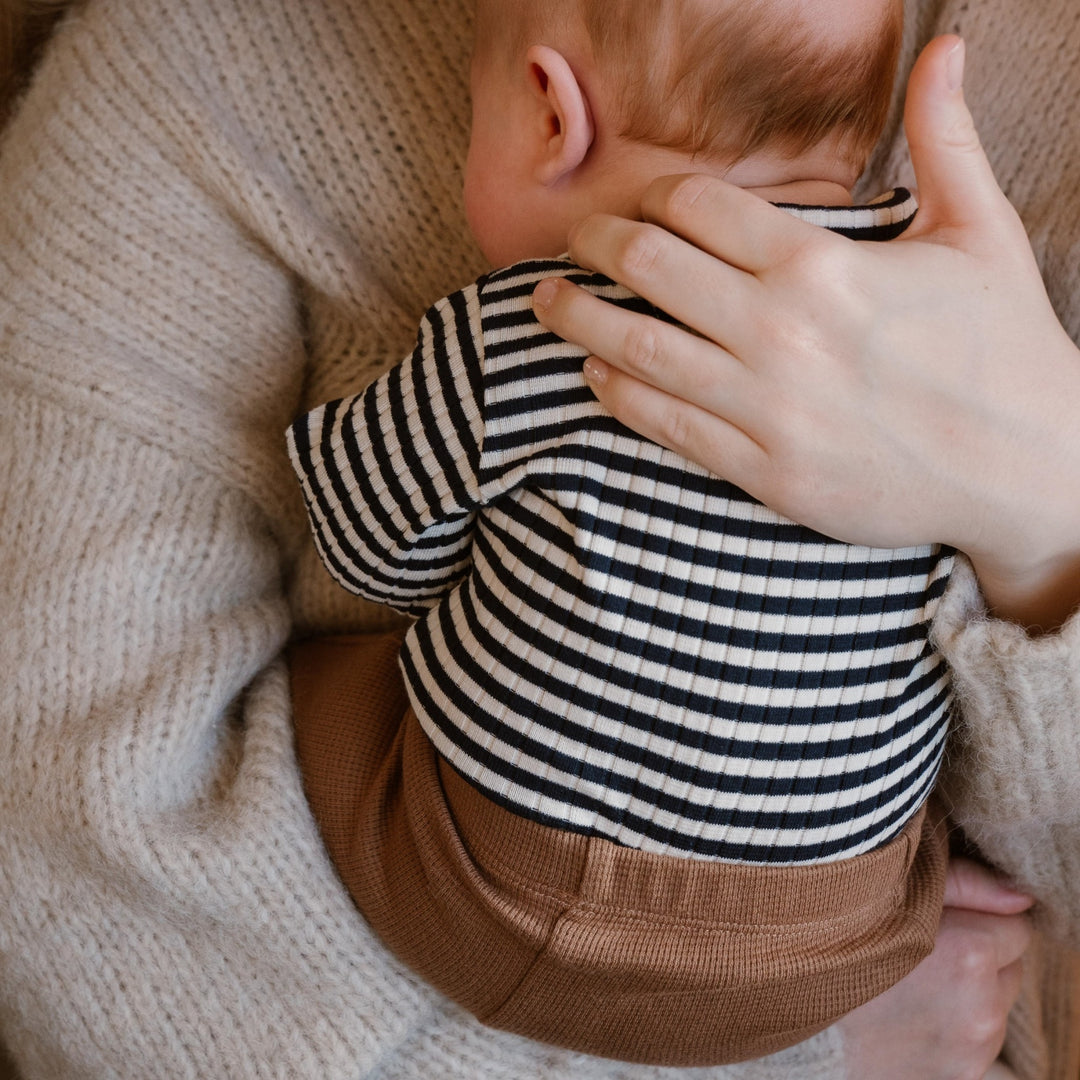 Romper lange mouw organic cotton Navy - BOYS 2024