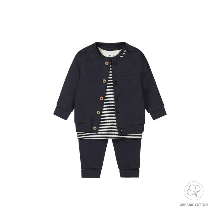 3 - Delige set organic cotton Navy - BOYS 2024