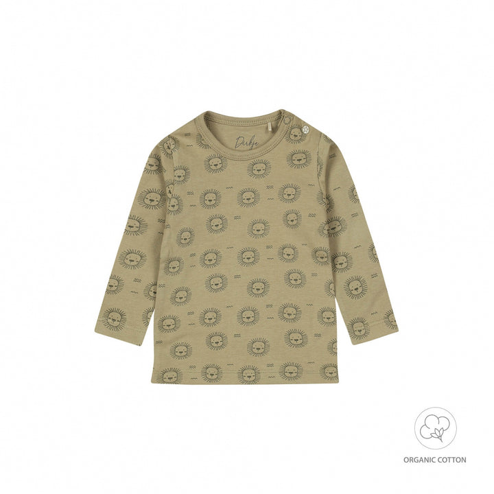 Longsleeve organic cotton Faded green - BOYS 2024