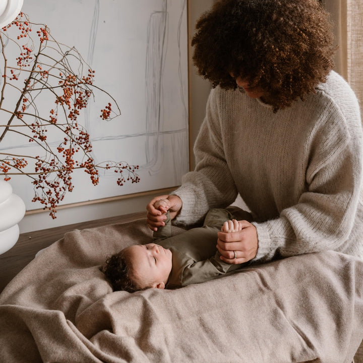 Broek organic cotton Faded green - BOYS 2024