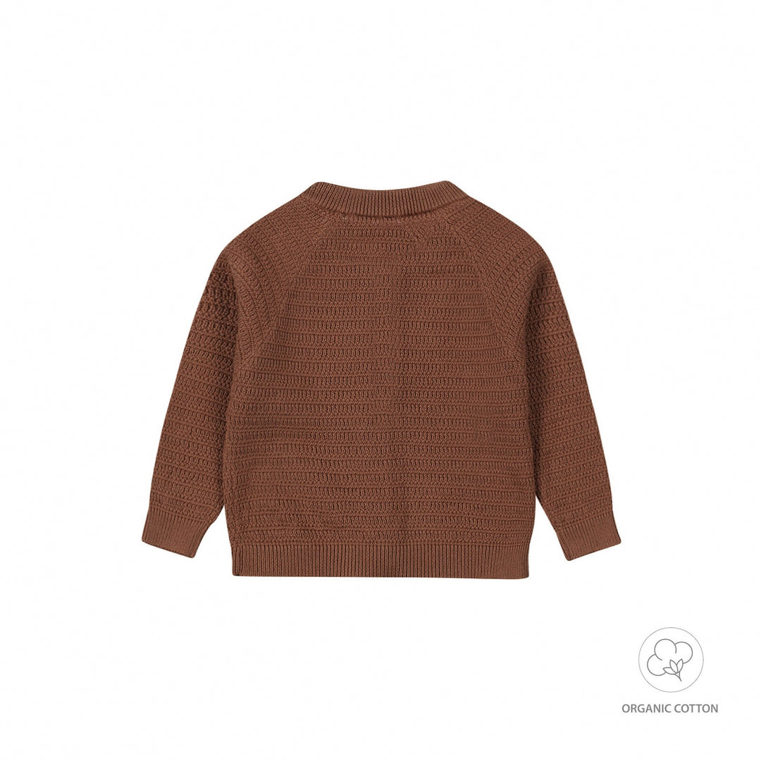 Vest organic cotton Brown - UNI 2024