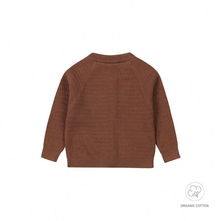 Vest organic cotton Brown - UNI 2024