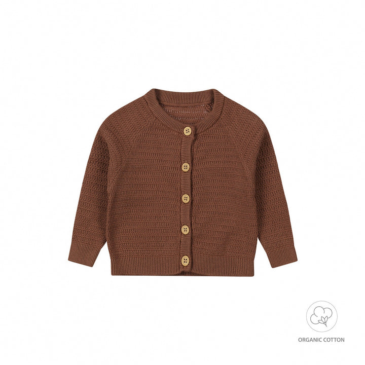 Vest organic cotton Brown - UNI 2024