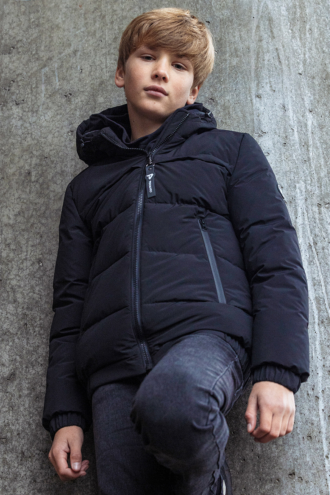 Teens winterjas Bart Black